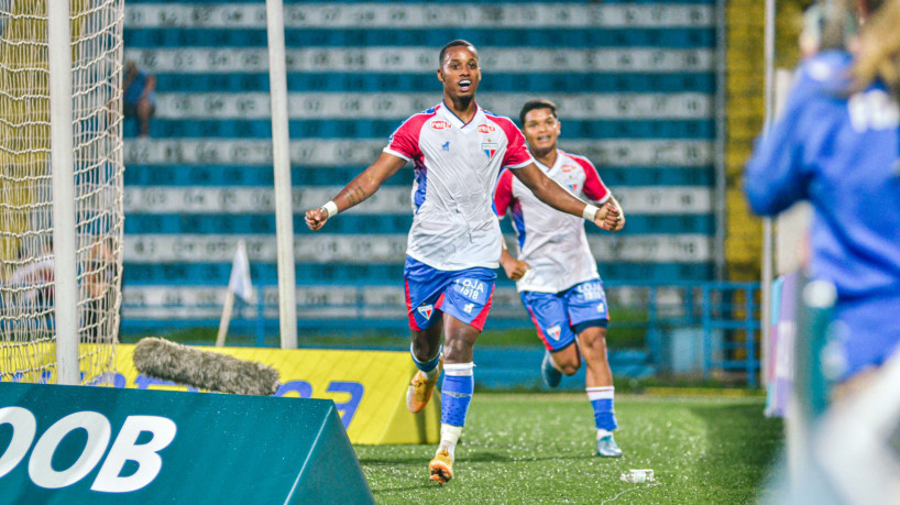 Atacante Carlos Daniel, autor do gol do Fortaleza na vitória sobre o Ibrachina na Copinha