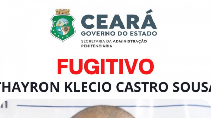 Recaptura de Thayron Klécio Castro Sousa, de 36 anos, foi anunciada pelo secretário Mauro Albuquerque