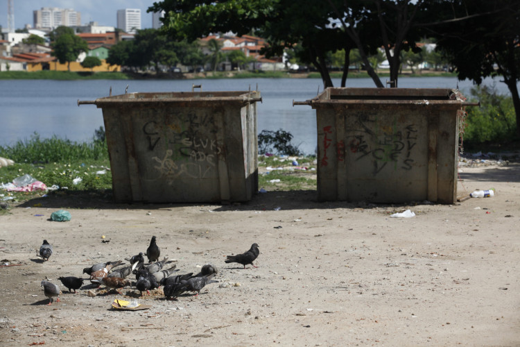 FORTALEZA, CE, BRASIL,22.01.2023:Requalificação do Parque urbano da Lagoa do Opaia.