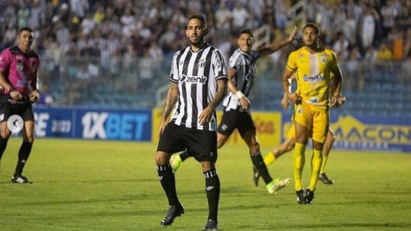 Leandro Carvalho reestreou pelo Ceará diante do Pacajus pelo Campeonato Cearense