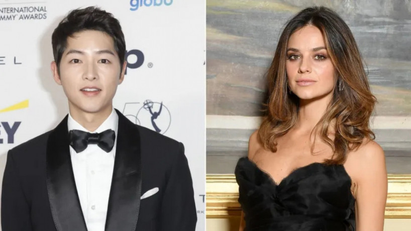 Astro coreano anuncia casamento com atriz britânica. Casal espera um filho