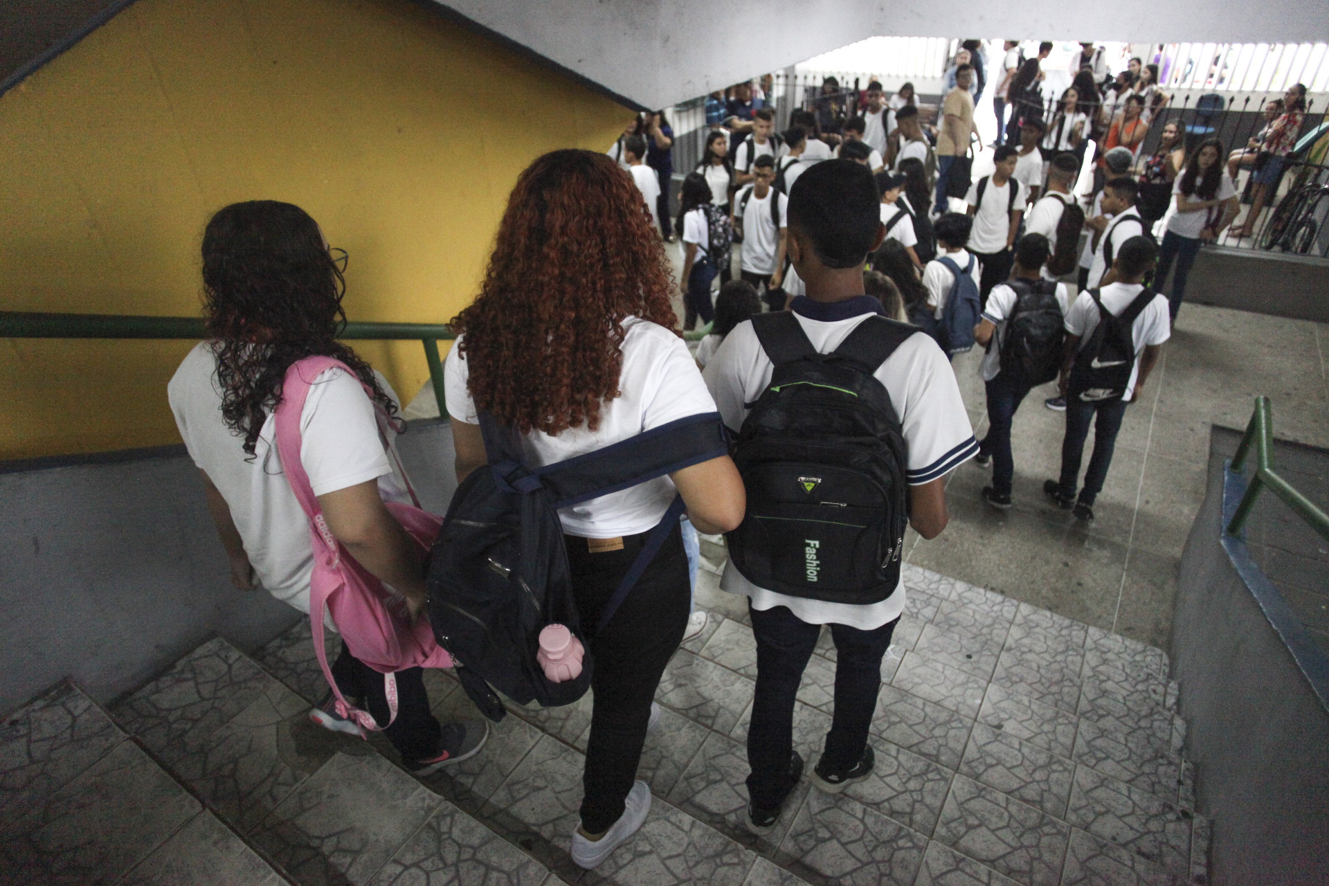 FORTALEZA, CE, BRASIL,30.01.2023:Inicio do ano letivo na rede estadual de ensino, Colégio estadual Dr. Cesar Calls.