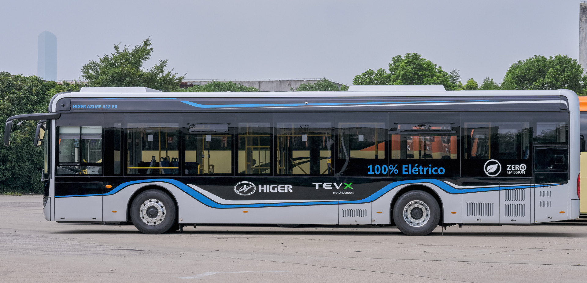 Ônibus elétrico da chinesa Higer deveria ser produzido na ZPE do Ceará (Foto: Arquivo Higer Bus/Divulgação)