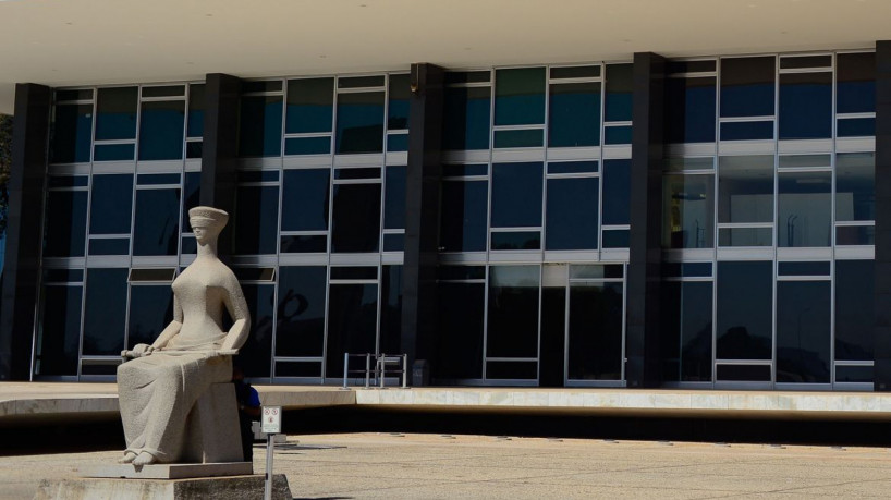 Fachada do edifício sede do Supremo Tribunal Federal - STF