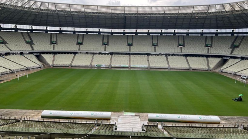 Arena Castelão chega em estágio final de obras