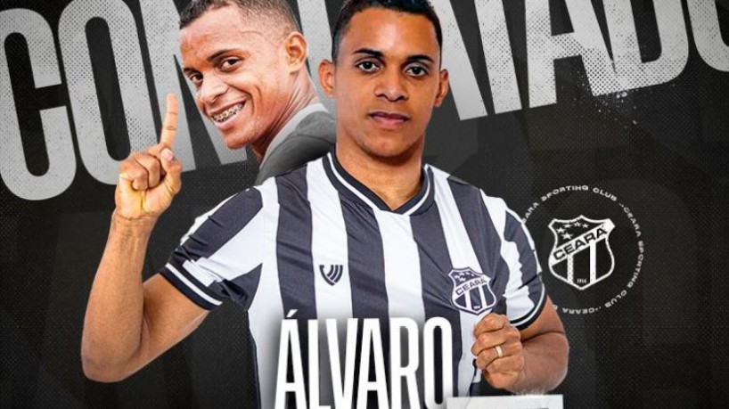 Álvaro é o novo atacante do Ceará para a temporada 2023