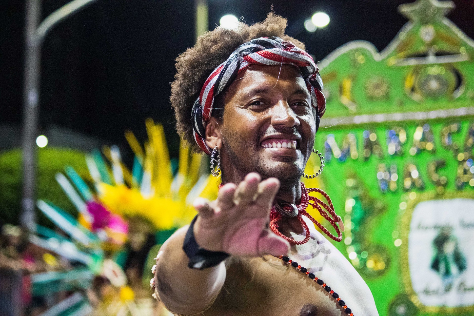 Maracatu Nação Axé de Oxóssi abriu os desfiles de 2023 dos maracatus (Foto: FERNANDA BARROS)