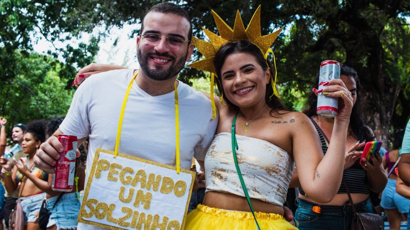 FORTALEZA, CEARÁ, 20-02-2023: Segunda-feira de Carnaval, no Benfica. (Foto: Fernanda Barros/ O Povo).