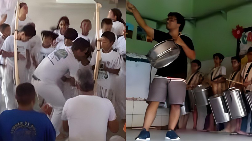 Escola de Arte e Cultura Negra Ngunzo Angola oferece cursos de música e capoeira