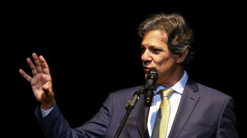 O ministro da Fazenda, Fernando Haddad