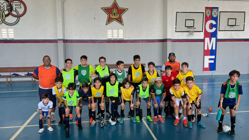 Atletas da FutPro Brasil, equipe cearense que representará o Brasil em torneio na Espanha