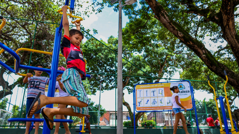 ￼Prefeitura entrega revitalizada a Praça das Mangueiras, no Jangurussu