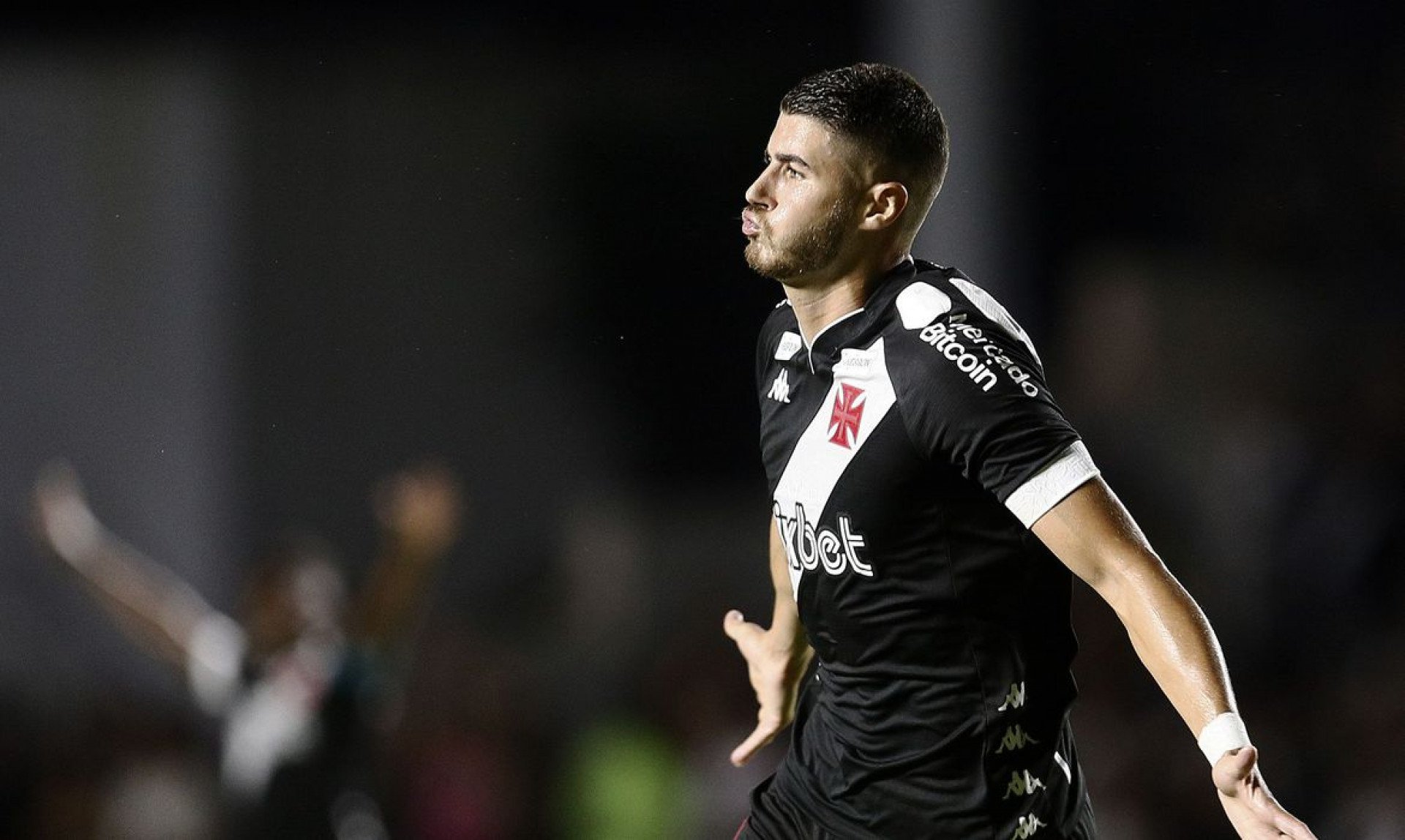 No Vasco, em 2023, Pedro Raul fez 25 partidas e marcou nove gols (Foto: Daniel RAMALHO/VASCO)