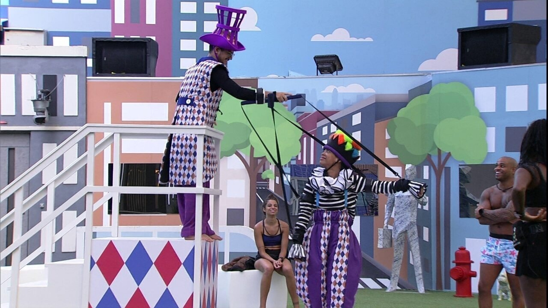 Gabriel Santana e Marvvila são os atuais monstros do BBB 23