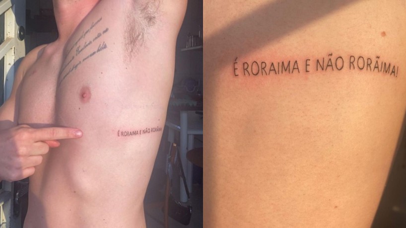 Australiano tem viajado o Brasil e feito algumas tatuagens em homenagens a estados