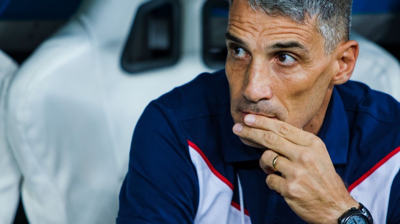 FORTALEZA-CE, BRASIL, 09.03.2023: Juan Pablo Vojvoda. Fortaleza x Cerro Portenô, Jogo pela Libertadores na Arena Castelão. (Foto: Aurélio Alves)