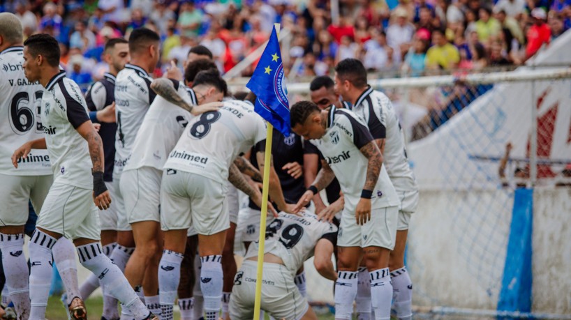 O 1º jogo da semifinal do Campeonato Cearense de 2023, entre Iguatu e Ceará terminou empatado em 1 a 1