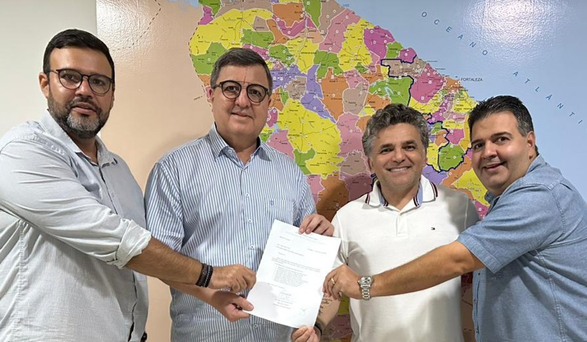 Danilo Forte articula presidência do União Brasil de Caucaia para Deuzinho Filho (Foto: DIVULGAÇÃO)