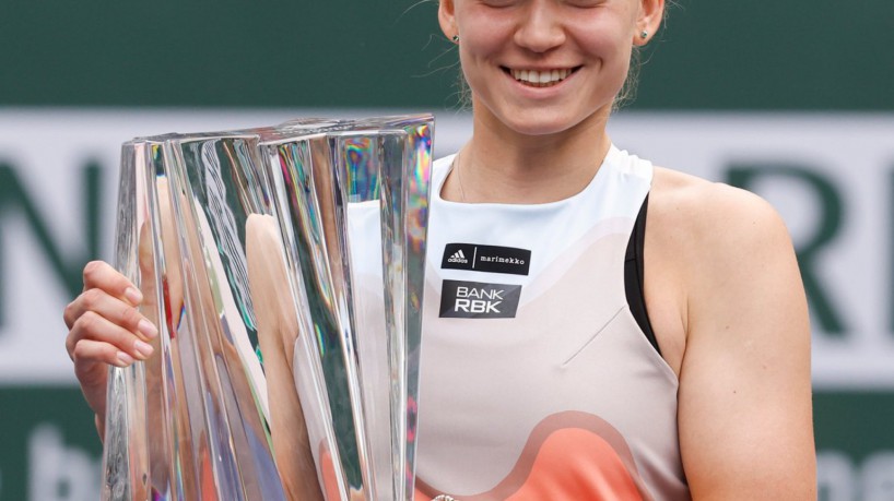 Rybakina foi campeã do WTA 1000 em Indian Wells 