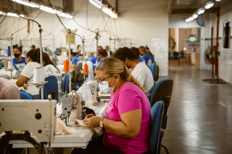 O destaque cearense foi para a fabricação de produtos têxteis