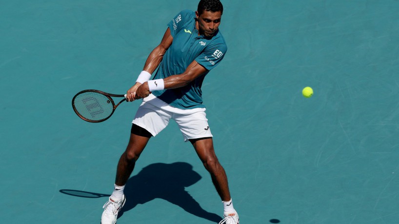 Thiago Monteiro perdeu para o alemão Yannick Hanfmann em Roland Garros