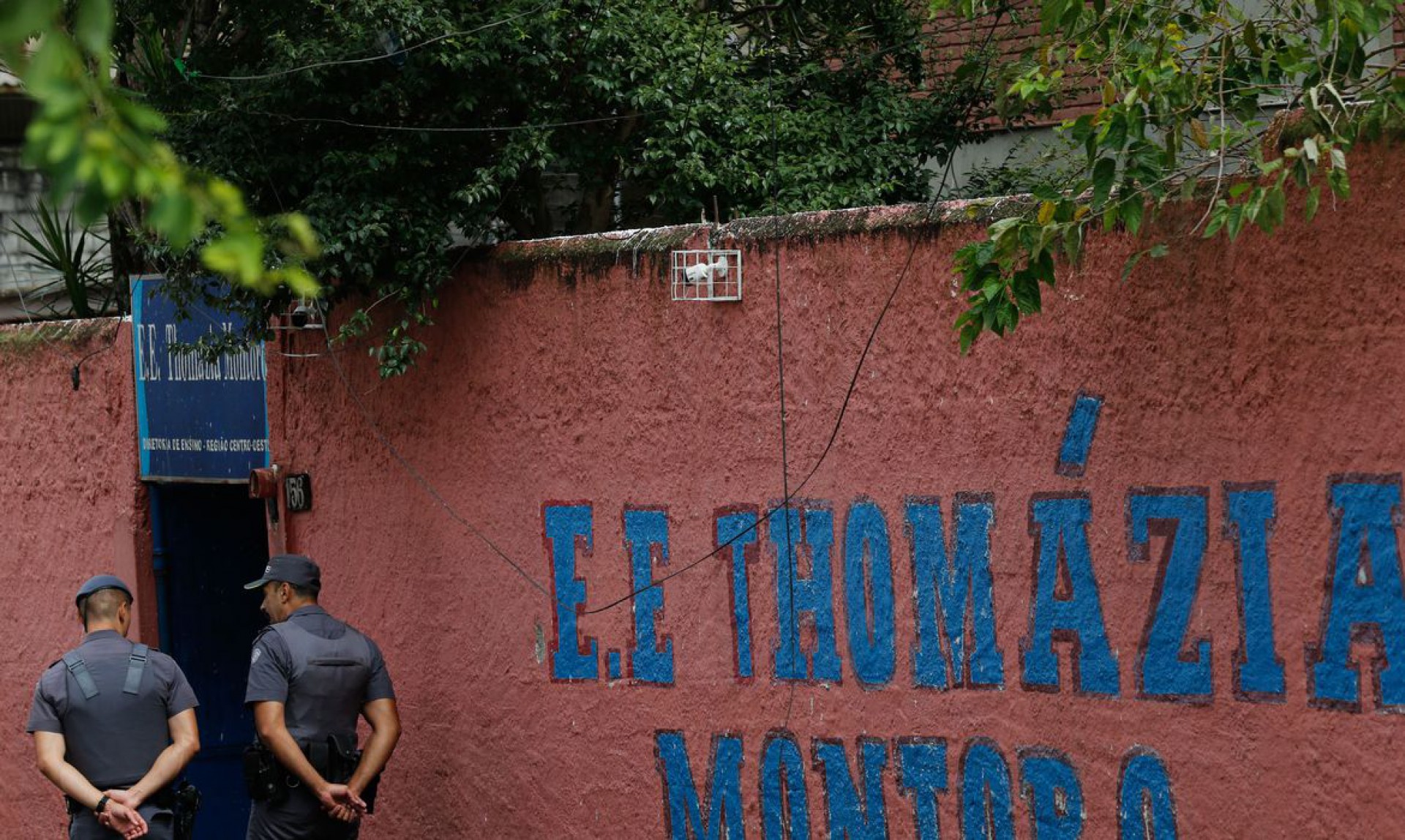 São Paulo (SP), 27/03/2023 - Aluno ataca colegas e professoras à faca na Escola Estadual Thomázia Montoro, em Vila Sônia. Foto: Fernando Frazão/Agência Brasil