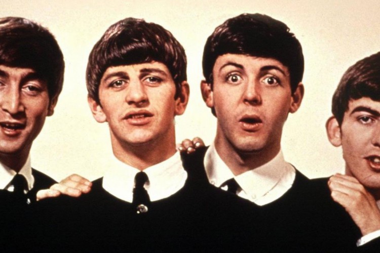 Os Beatles John Lennon. Ringo Starr, Paul McCartney e George Harrison