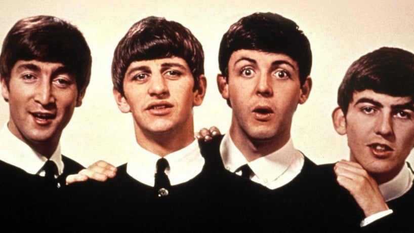 Os Beatles John Lennon. Ringo Starr, Paul McCartney e George Harrison