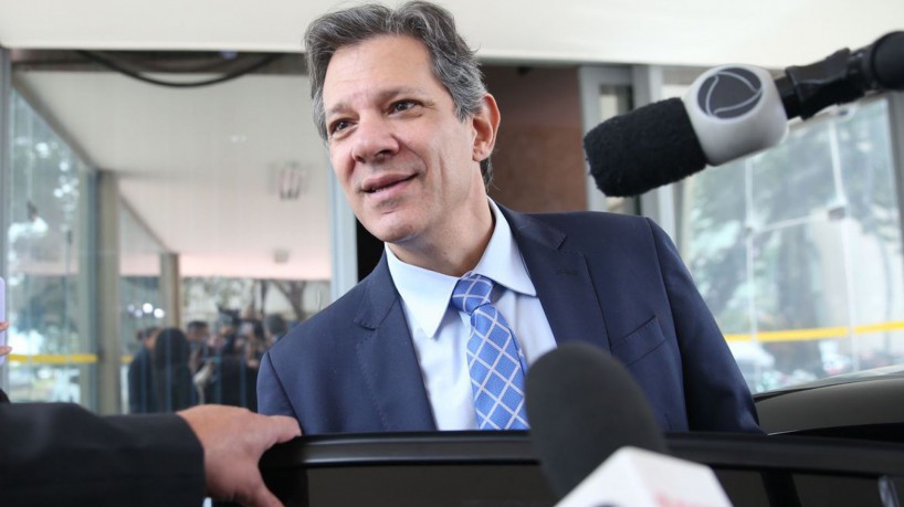 O ministro da Fazenda, Fernando Haddad