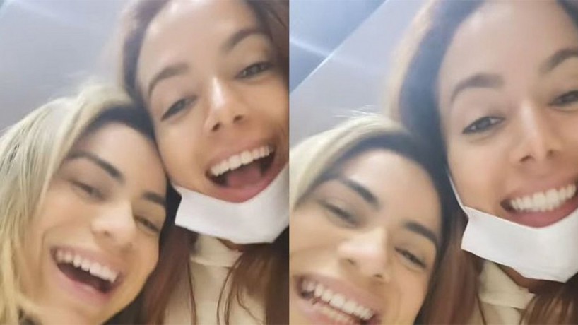 Lexa e Anitta viajam juntas para celebrar os 30 anos da voz de 