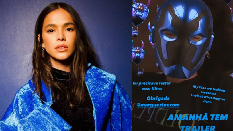 Com Bruna Marquezine, o filme Besouro Azul, estreia na quinta-feira nos  cinemas de Goiânia e Aparecida