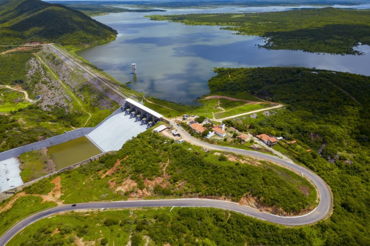 Açude do Banabuiú, em Banabuiú, está numa das regiões que mais preocupa