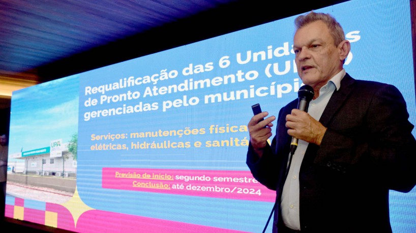 Prefeito José Sarto anunciou pacote de novos investimentos na área da saúde de Fortaleza nesta quinta-feira, 13