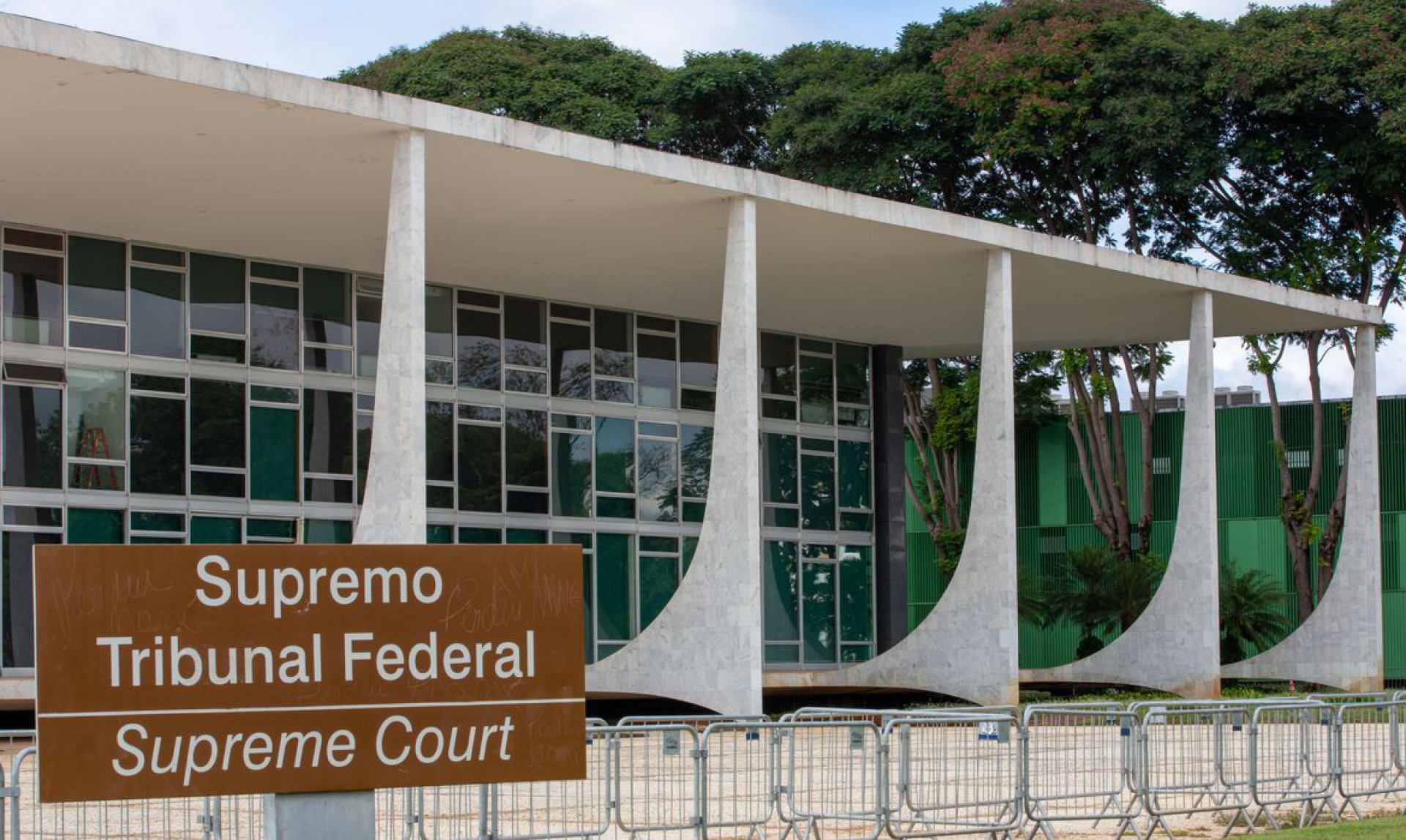 Fachada do palácio do Supremo Tribunal Federal (STF)