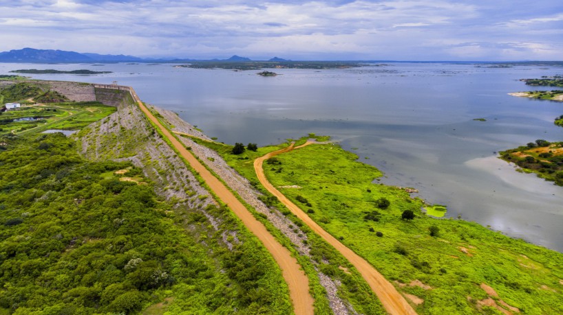 Em 2023, o Açude Castanhão atingiu sua maior reserva hídrica dos últimos sete anos