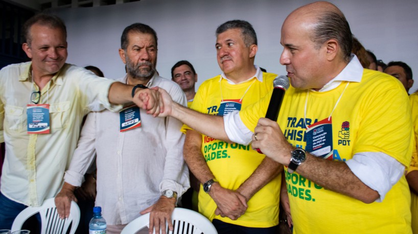 FORTALEZA, CEARÁ, BRASIL, 15-04-2023: Convenção do PDT em Fortaleza no Farias Brito. (Foto: Samuel Setubal)