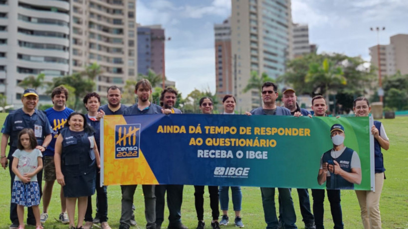 O IBGE promoveu o Dia Nacional de Mobilização do Censo nos Condomínios no Parque do Cocó, em Fortaleza