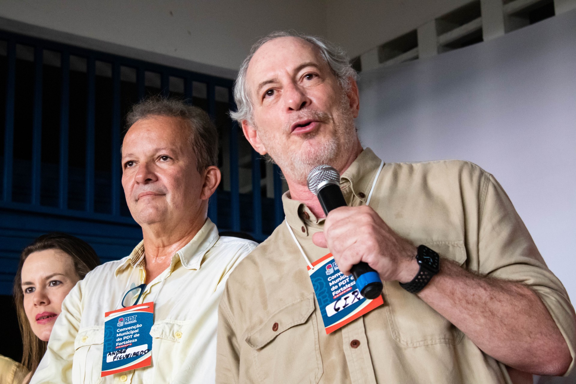 ANDRÉ Figueiredo, presidente nacional e estadual do PDT, tem o apoio de Ciro Gomes e de Roberto Cláudio (Foto: Samuel Setubal)