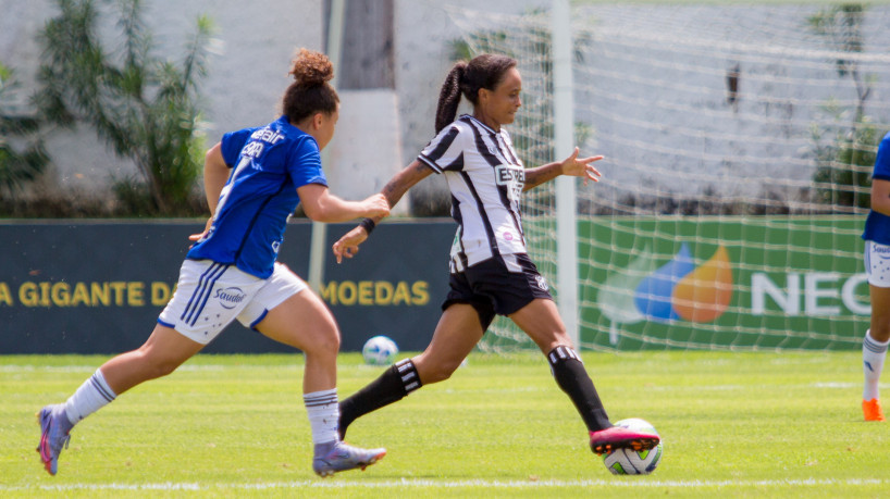 Registro da partida entre Ceará e Cruzeiro, pela sétima rodada da Série A1 do Brasileiro Feminino