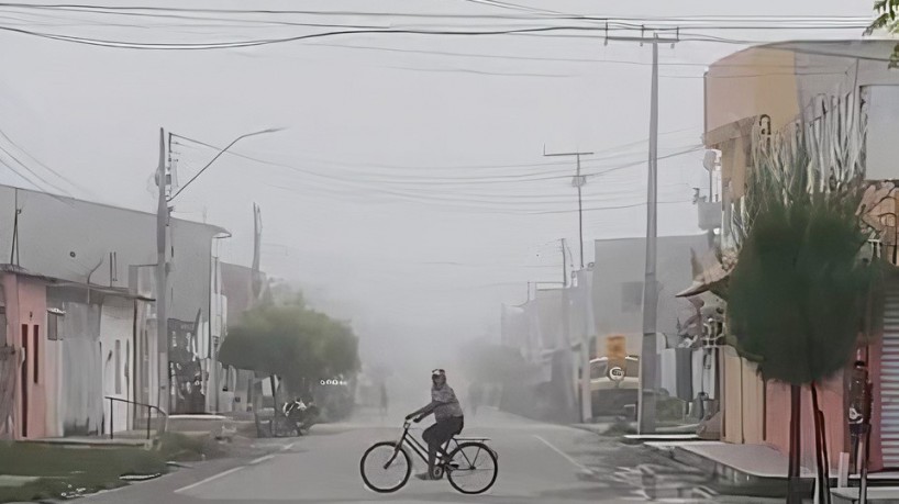 O município registrou 51 mm de chuva ontem, dia 16