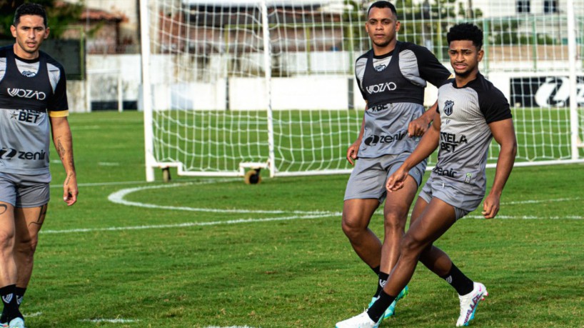 Treino de apronto do Ceará, em Carlos de Alencar Pinto