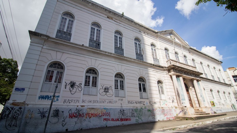 Reforma no Museu do Ceará deve durar oito meses a partir de aprovação de projeto de lei na Assembleia e processo burocrático de licitação da construtora. (Foto: Samuel Setubal)