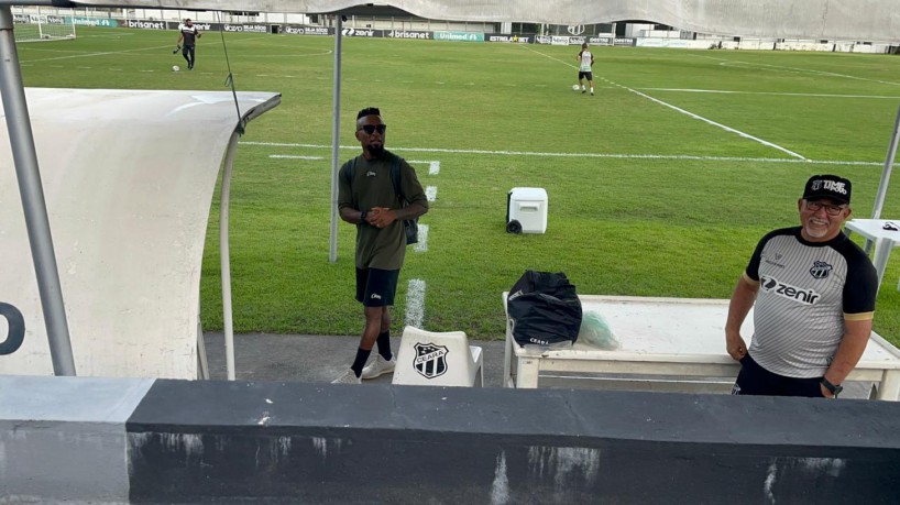 Zé Roberto visitou o CT do Porangabuçu antes de final da Copa do Nordeste entre Ceará e Sport