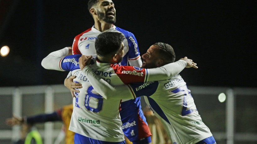 san lorenzo e fortaleza pela copa sul americana 2023. Buenos Aires.  SanLorenzo 0 x F2 Fortaleza.  (EMILIANO LASALVIA/AFP) 