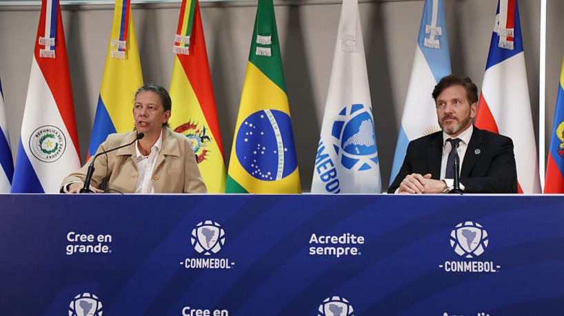 Copa do Mundo Feminina 2027 -- Conmebol anuncia apoio ao Brasil como sede da Copa do Mundo Feminina de 2027. Foto: Mariana Raphael/Ministério do Esporte