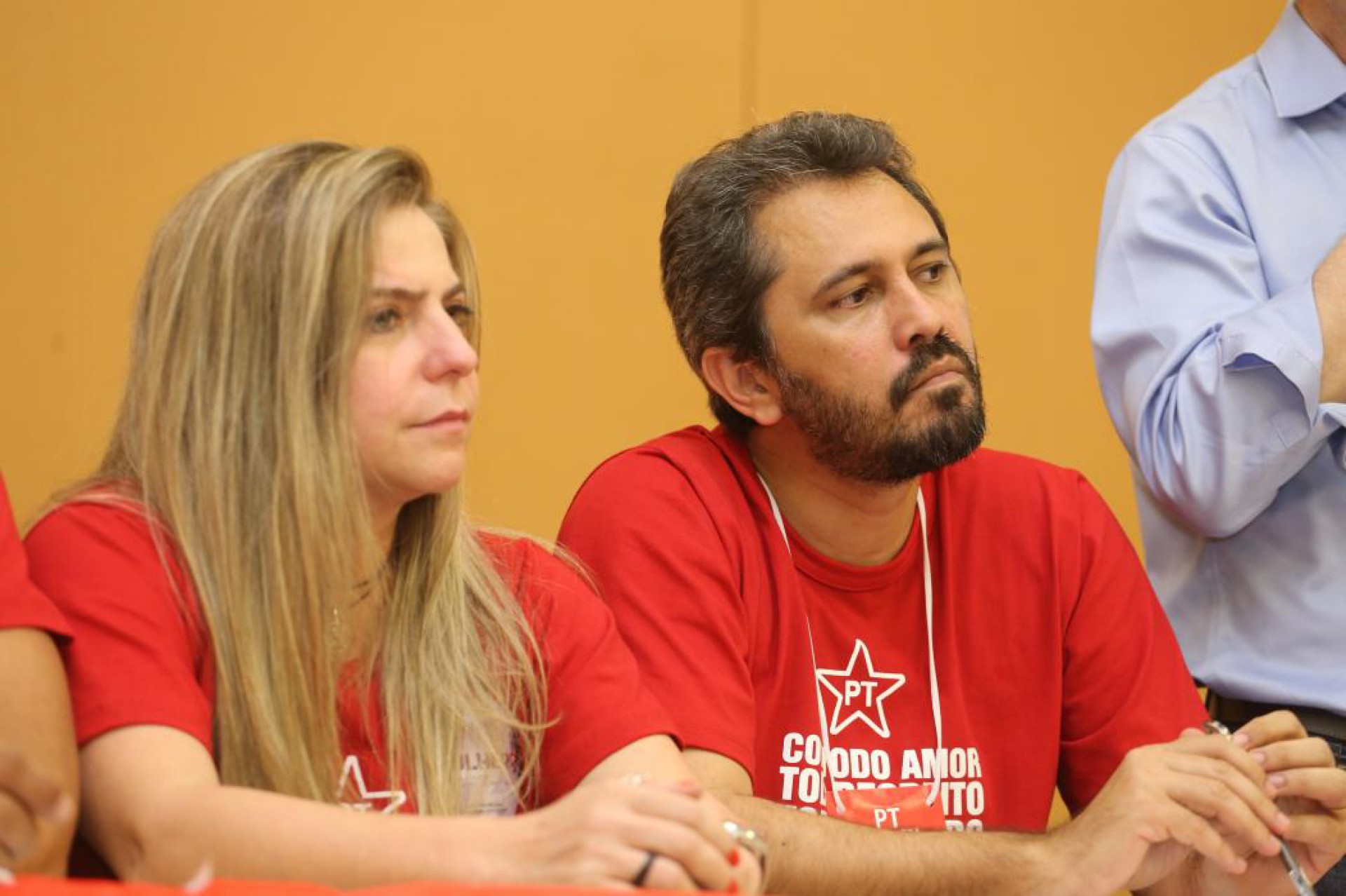 ￼Luizianne Lins e Elmano de Freitas  (Foto: Camila de Almeida, em 28/5/2016)