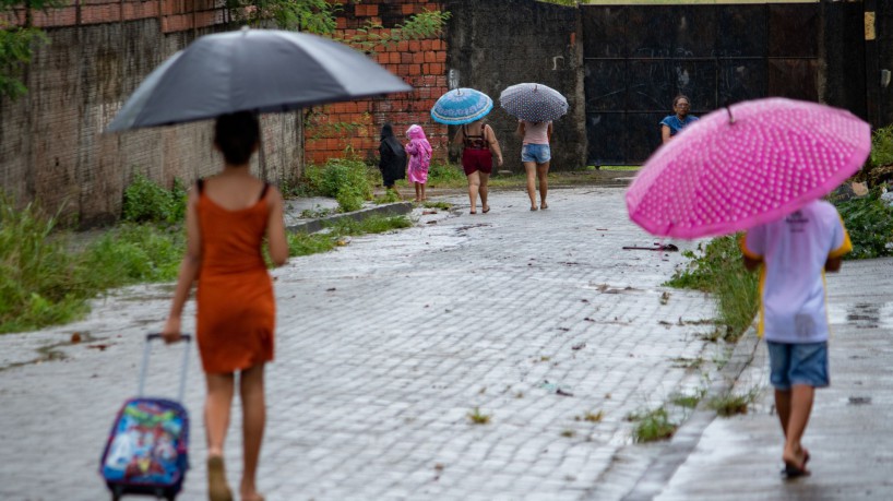 Chuva pela manhã em Fortaleza  