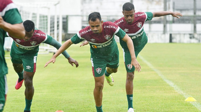 Fluminense treinou no CT do Ceará nesta quinta-feira, 27. 