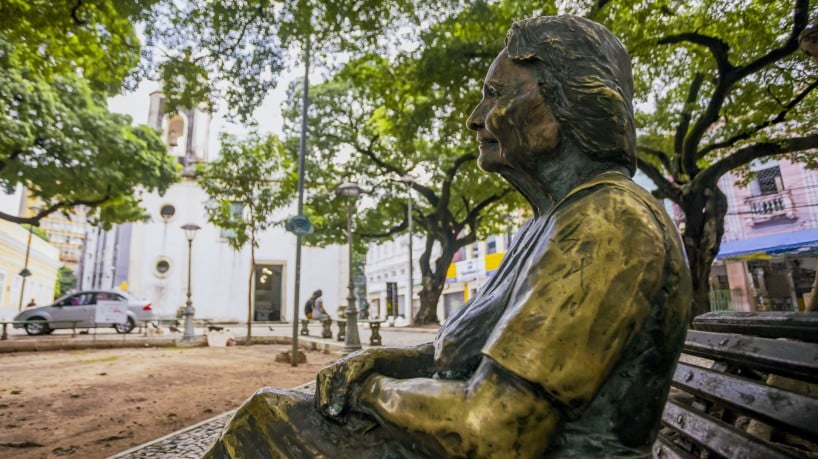 Fortaleza, CE, BR - 27.04.23  - A Praça General Tibúrcio ou como é popularmente chamada Praça dos Leões é uma praça da cidade no centro de Fortaleza  (Fco Fontenele/OPOVO)