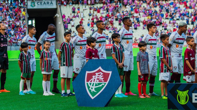 FORTALEZA, CEARÁ, 29-04-2023: Campeonato Brasileiro, pela série A, Fortaleza x Fluminense. Vitória tricolor.  (Foto: Fernanda Barros/ O Povo).